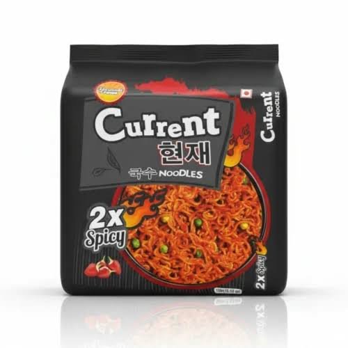 Curren 2x Hot Spicy Noodles 5 Pc