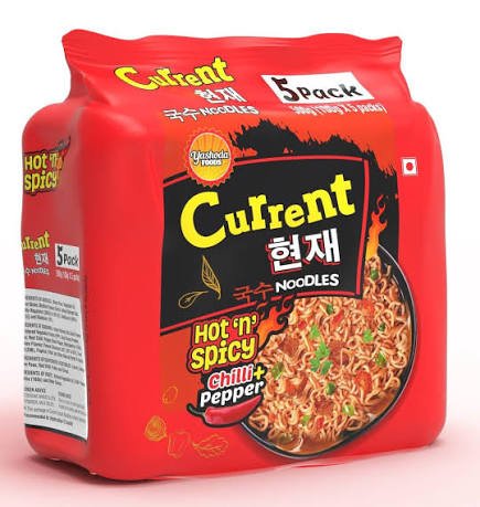 Current Hot And Spicy Noodles 5 Pc