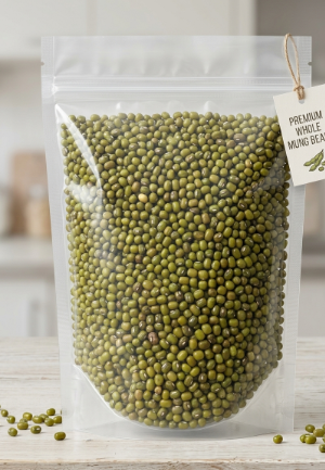Premium All Natural Whole Green Mung Beans Moong Dal 1kg