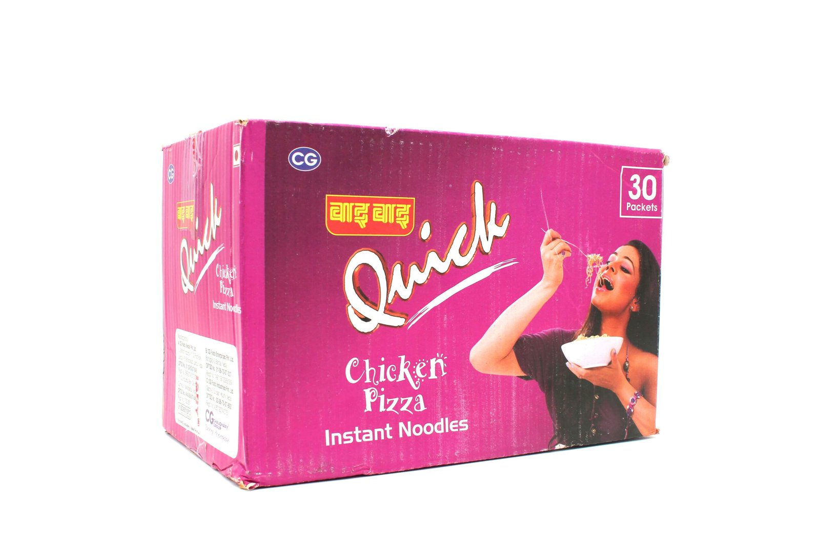Wai Wai Chicken Pizza Noodles 1 Box